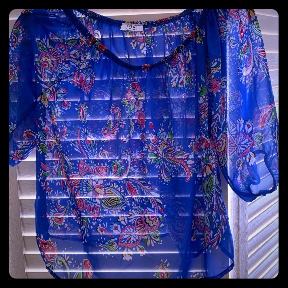 Tobi crop blouse
